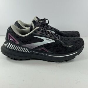 Brooks Adrenaline GTS 23 1203811B072 Black Running Shoes Sneakers Women's Size 7